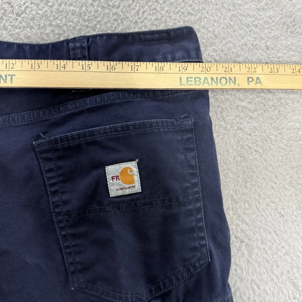 Carhartt FR‎ NFPA 2112 CAT2 Men's 42x34 Navy Flame Resistant Cargo Work Pants